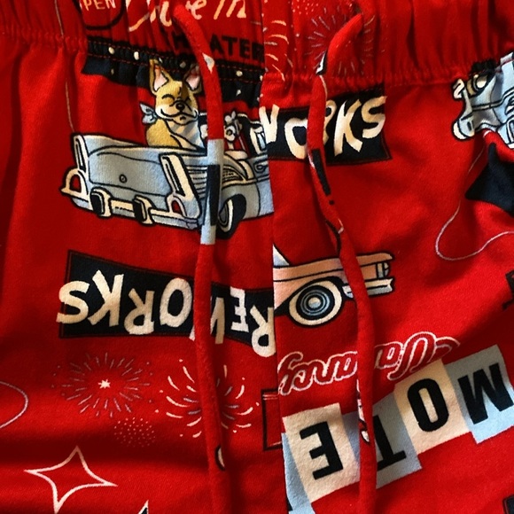 ***NWT*** PATRIOTIC FOURTH OF JULY JUNIORS PAJAMA SHORT SET - Picture 5 of 11